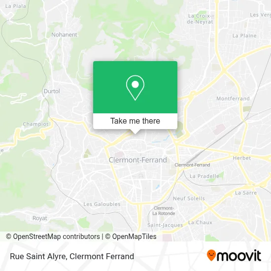 Rue Saint Alyre map