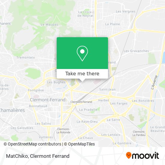 How To Get To Matchiko In Clermont Ferrand By Bus Train Or Light Rail