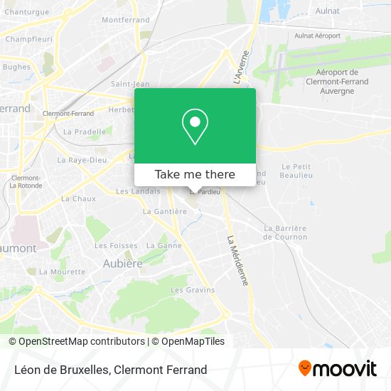 Léon de Bruxelles map