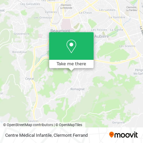 Centre Médical Infantile map