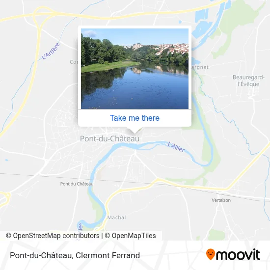 Pont-du-Château map