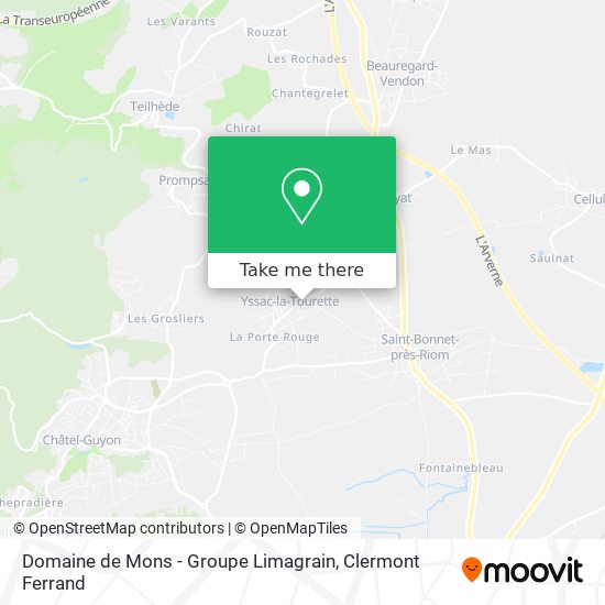 Domaine de Mons - Groupe Limagrain map
