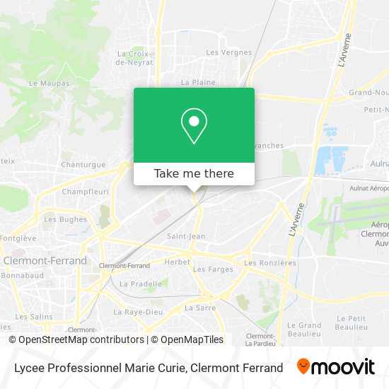 Lycee Professionnel Marie Curie map