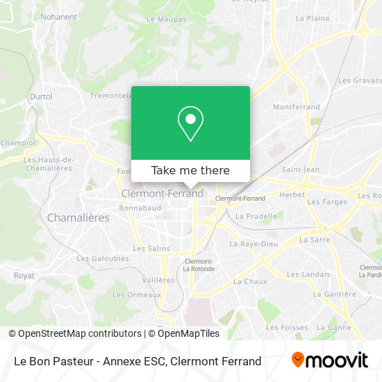 Le Bon Pasteur - Annexe ESC map