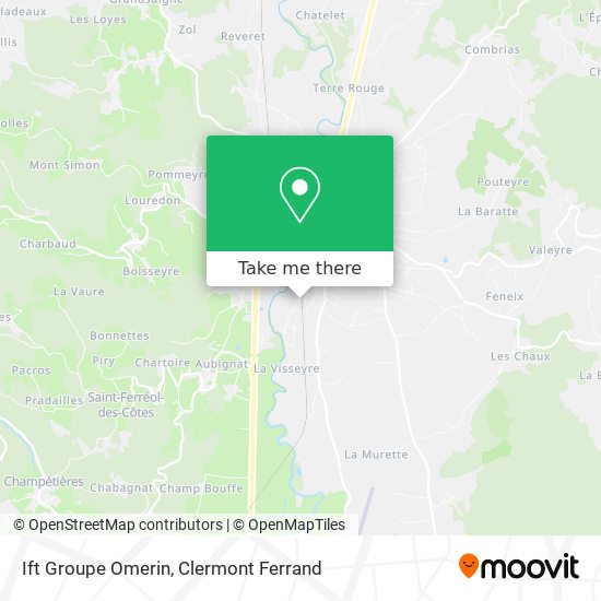 Ift Groupe Omerin map