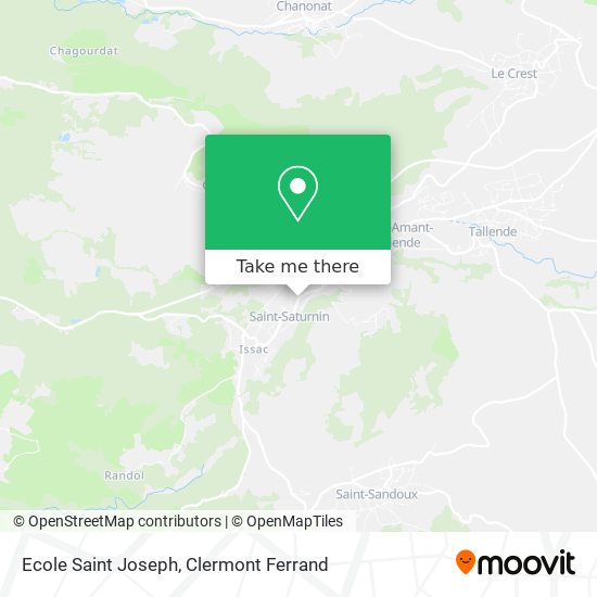 Ecole Saint Joseph map