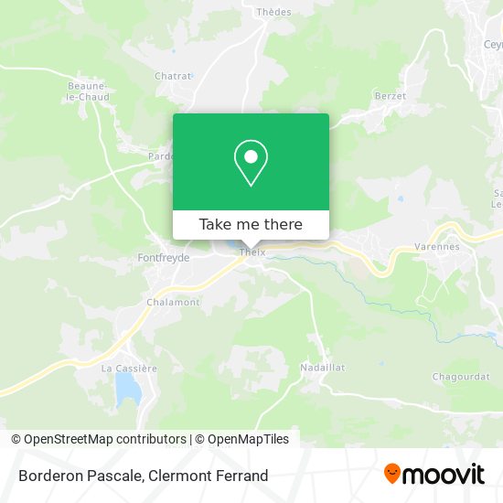 Borderon Pascale map