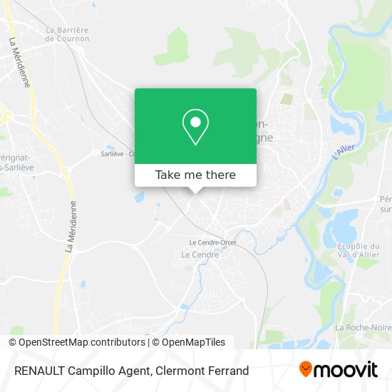 RENAULT Campillo Agent map