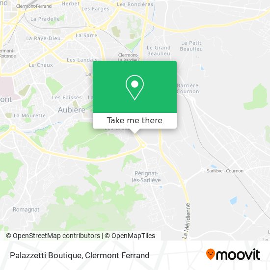 Palazzetti Boutique map