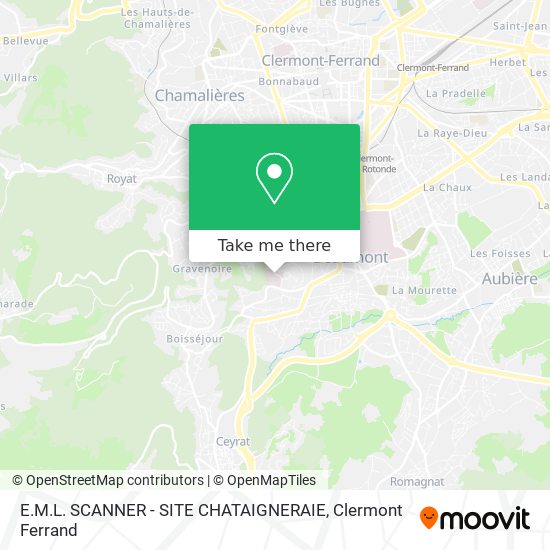 E.M.L. SCANNER - SITE CHATAIGNERAIE map