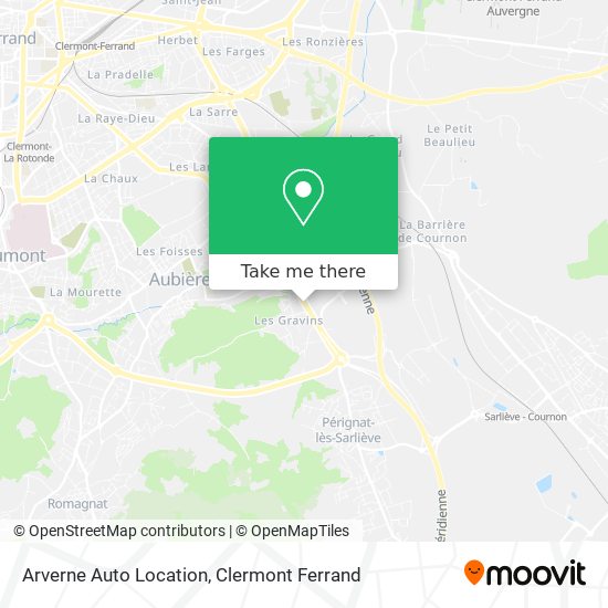 Arverne Auto Location map