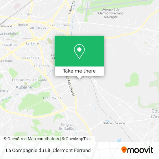 La Compagnie du Lit map