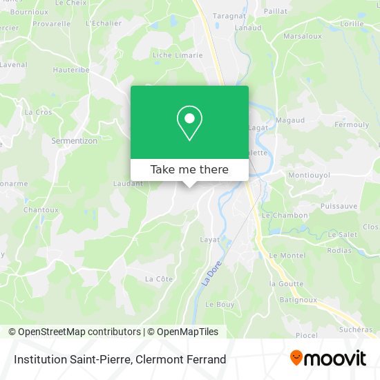 Institution Saint-Pierre map