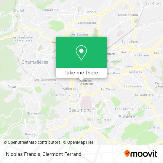 Nicolas Francis map