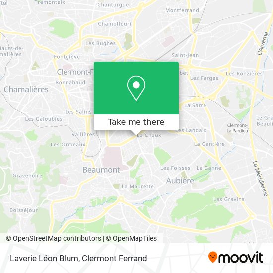 Laverie Léon Blum map