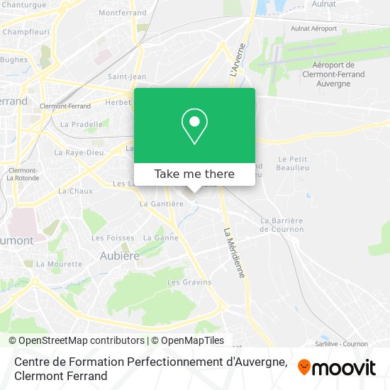 Centre de Formation Perfectionnement d'Auvergne map