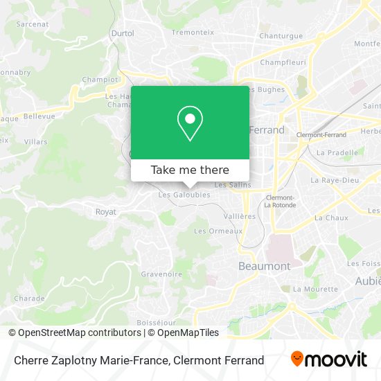 Cherre Zaplotny Marie-France map