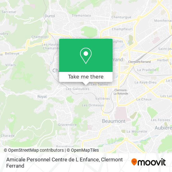 Amicale Personnel Centre de L Enfance map