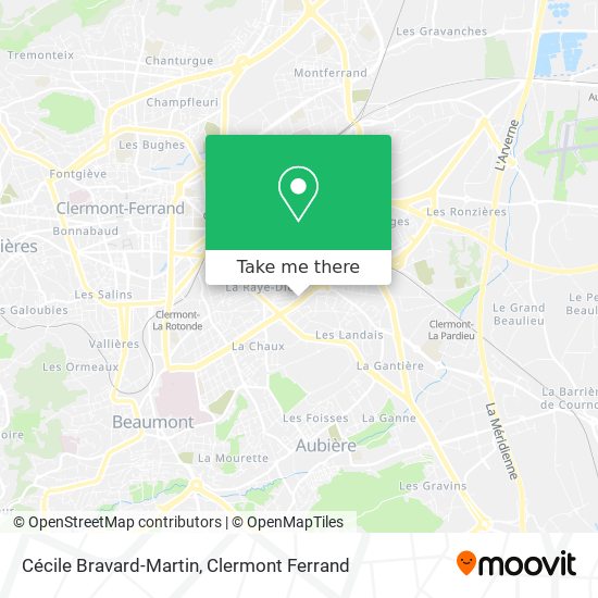 Cécile Bravard-Martin map