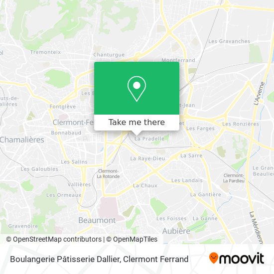 Boulangerie Pâtisserie Dallier map