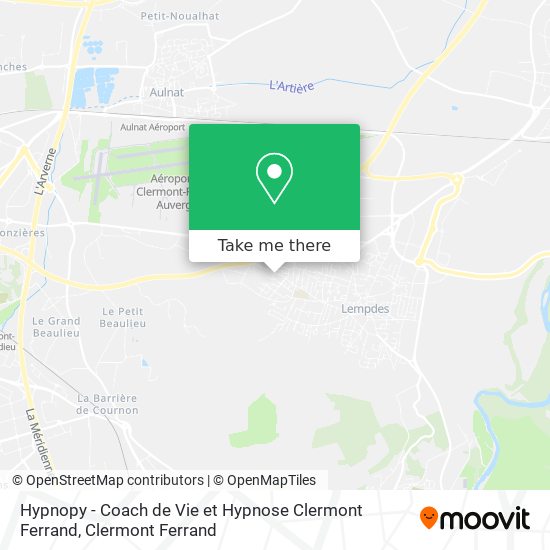Hypnopy - Coach de Vie et Hypnose Clermont Ferrand map