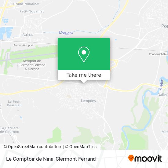 Le Comptoir de Nina map