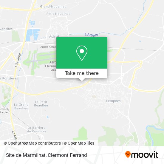 Site de Marmilhat map