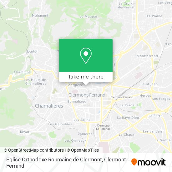 Église Orthodoxe Roumaine de Clermont map
