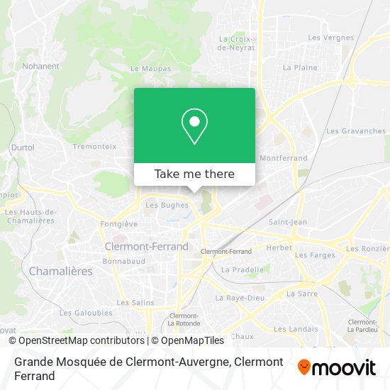 Grande Mosquée de Clermont-Auvergne map