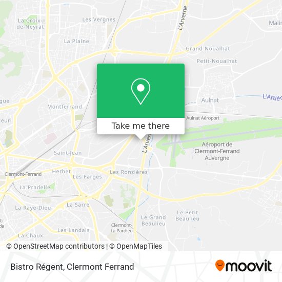 Bistro Régent map