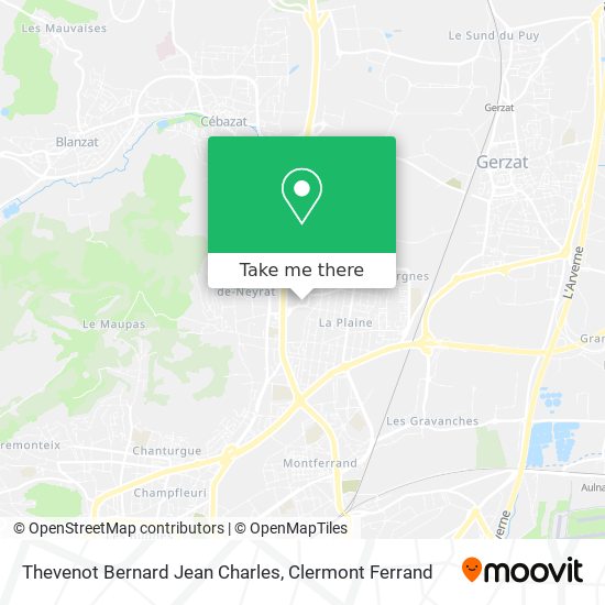 Thevenot Bernard Jean Charles map