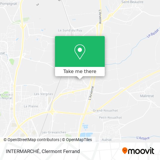 INTERMARCHÉ map