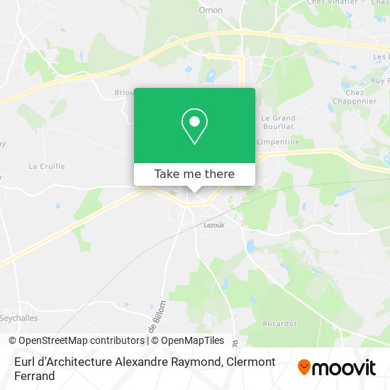 Eurl d'Architecture Alexandre Raymond map