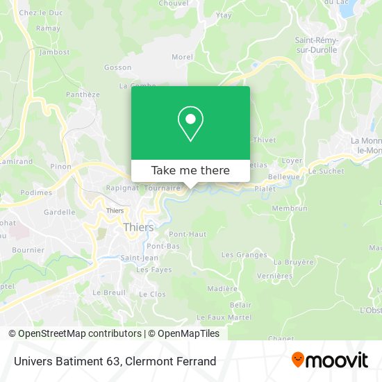 Univers Batiment 63 map
