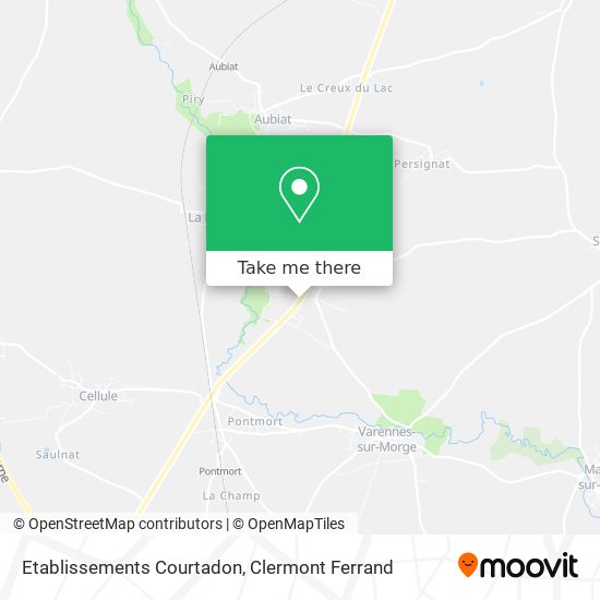 Etablissements Courtadon map