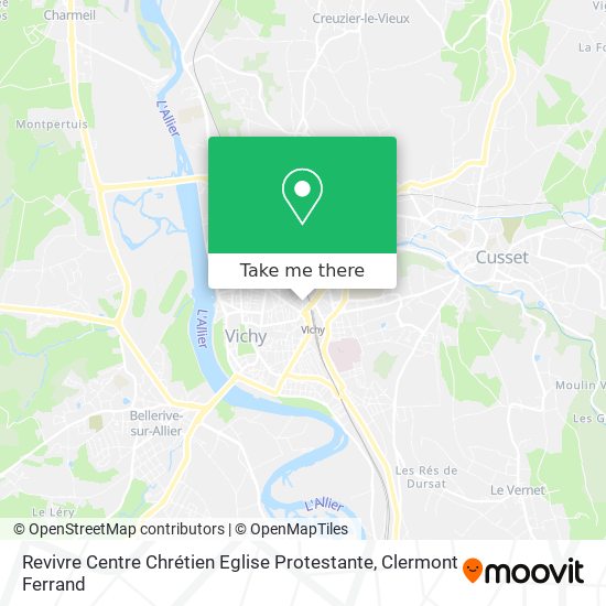 Revivre Centre Chrétien Eglise Protestante map