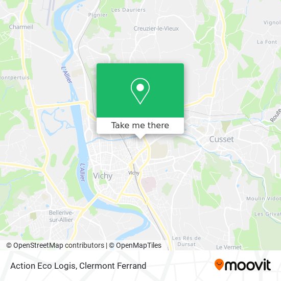 Action Eco Logis map