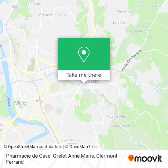 Pharmacie de Cavel Grelet Anne Marie map