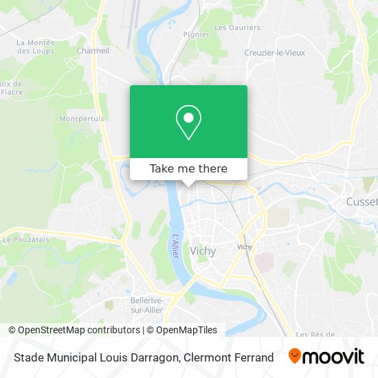Stade Municipal Louis Darragon map