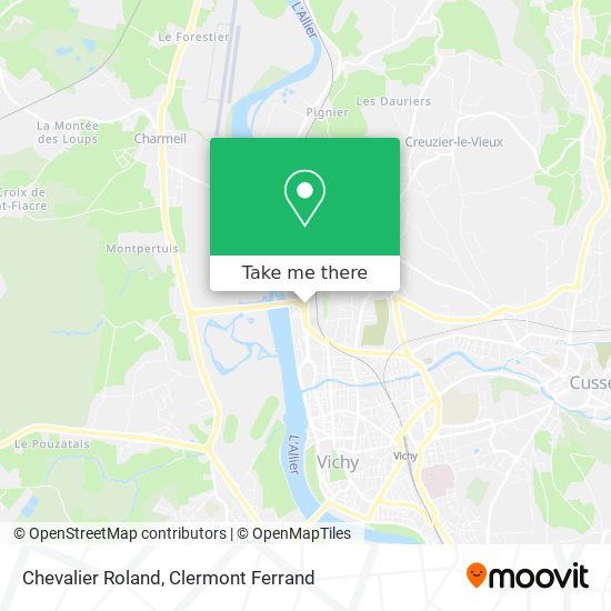 Chevalier Roland map