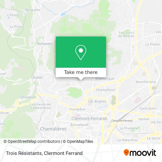 Trois Résistants map