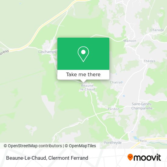 Beaune-Le-Chaud map