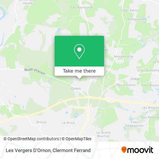 Les Vergers D'Ornon map