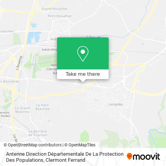 Antenne Direction Départementale De La Protection Des Populations map