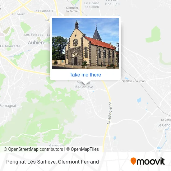 Pérignat-Lès-Sarliève map
