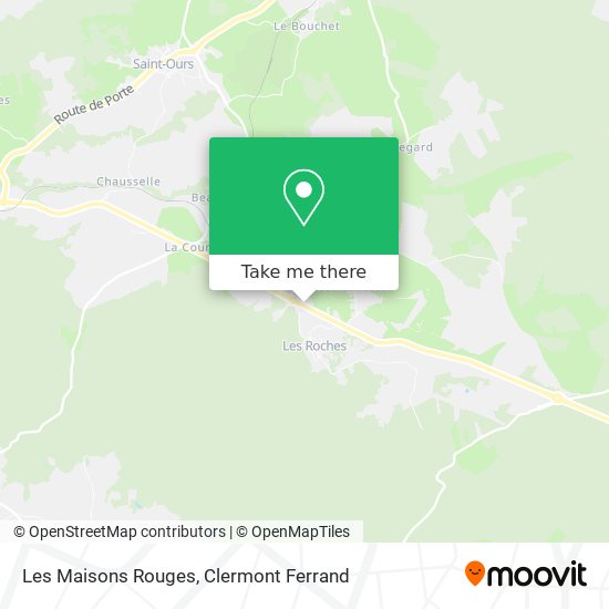 Les Maisons Rouges map