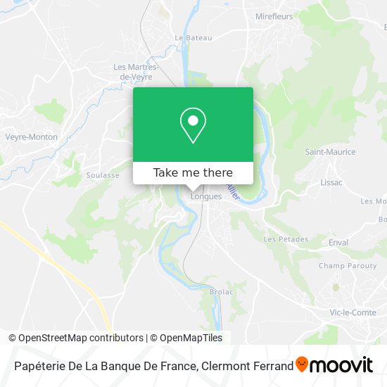 Papéterie De La Banque De France map