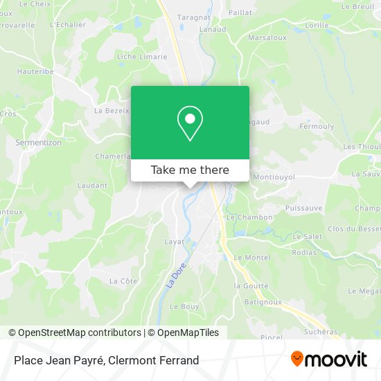 Place Jean Payré map