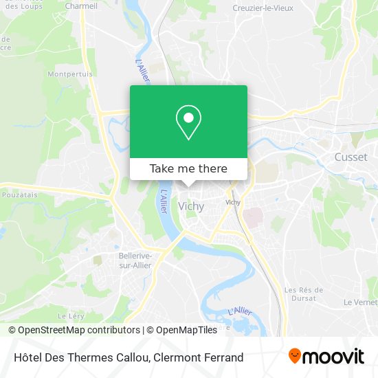 Hôtel Des Thermes Callou map