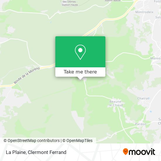 La Plaine map